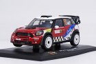 Red 1:32 Scale Bburago Diecast Mini Cooper WRC Model