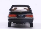 White / Black 1:64 Scale Diecast Toyota Crown 155 Model