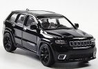 Red / Black 1:64 Diecast 2019 Jeep Grand Cherokee Trackhawk Toy