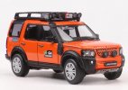 Black / White / Orange 1:64 Diecast Land Rover Discovery 4 Model