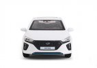 Gray / White / Red 1:38 Scale Diecast 2017 Hyundai Ioniq Toy