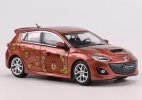 1:64 Scale Brown Painting Diecast Mazda 3 MPS Model