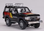 1:64 Scale Black Diecast Toyota Land Cruiser LC60 Model