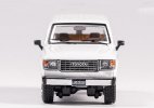 White 1:64 Scale Diecast Toyota Land Cruiser LC60 Model