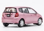 Red / Silver / Pink 1:64 Scale Diecast Honda Fit Model