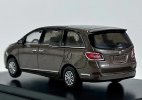 Silver / Brown 1:64 Scale Diecast 2014 Buick GL8 MPV Model