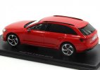 Red / Gray 1:43 Scale Spark Resin 2018 Audi RS 4 Avant Model