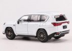 1:64 Scale White / Black Diecast Lexus LX600 Sport Model