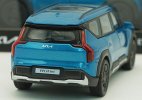 White / Blue 1:38 Scale Kids Diecast 2023 Kia EV9 Toy