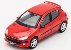 1:64 Scale Diecast Peugeot 206 Hatchback Model