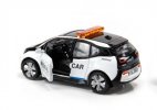 1:64 Scale White-Black Tiny Diecast BMW I3 Medical Car Model