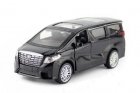 1:43 Scale Black / White Diecast Toyota Alphard MPV Toy