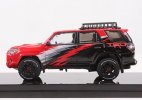 Red 1:64 Scale Diecast Toyota 4Runner TRD Pro Model