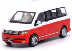 1:64 Scale Black / White / Red / Blue Diecast VW T6 Multivan Toy