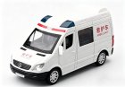 1:53 White-Red Ambulance Diecast Mercedes-Benz Sprinter Toy