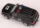 Police 1:64 Scale Black Diecast Toyota Land Cruiser LC100 Model