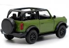 Kids Dark Green / Creamy White 1:36 Diecast Ford Bronco Toy