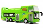 Green 1:32 Scale Kids Diecast Double Decker Sightseeing Bus Toy