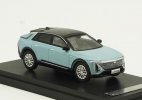 Blue 1:64 Scale Diecast 2022 Cadillac Lyriq Electric SUV Model