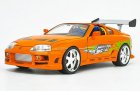 Orange 1:18 Scale Jada Diecast 1955 Toyota Supra Model