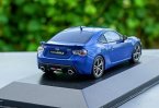 1:43 Scale Blue J-Collection Diecast 2012 Subaru BRZ Model