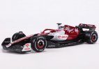 Red-White 1:43 NO.24 Diecast Alfa Romeo F1 Team Stake C43 Model