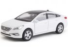 Red / Silver / White 1:38 Scale Diecast 2015 Hyundai Sonata Toy