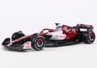 Red-White 1:43 NO.77 Diecast Alfa Romeo F1 Team Stake C43 Model