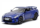 1:36 Black / White / Gray / Blue Diecast Nissan GT-R R35 Toy