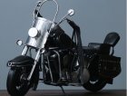 Black Handmade Large Scale Tinplate 1948 Harley Davidson