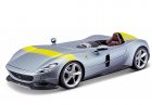 1:24 Scale Silver Bburago Diecast Ferrari Monza SP1 Model