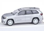 White / Silver Diecast 2019 Jeep Grand Cherokee Trackhawk Toy