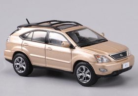 1:64 Silver / Blue / White / Golden Diecast Lexus RX300 Model