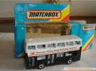 MATCHBOX Brand White / Red London Double Decker Bus Model