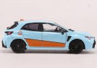 Blue 1:64 Scale Gulf Diecast Toyota Corolla GR Model