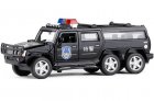 Kids 1:32 Scale Black / White Diecast Hummer H2 Toy