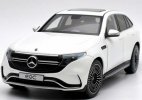 1:18 Scale Blue / White Diecast 2019 Mercedes-Benz EQC 400 Model