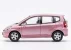 Red / Silver / Pink 1:64 Scale Diecast Honda Fit Model