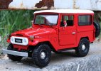 Green 1:24 Scale MotorMax Diecast Toyota FJ40 SUV Model