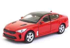 1:38 Scale Red / White / Black Diecast 2018 Kia Stinger Toy