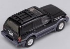 Silver / Black 1:64 Scale Diecast Lexus LX450 SUV Model