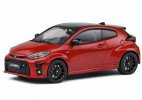 1:43 Scale Solido Red /White Diecast 2021 Toyota GR Yaris Model