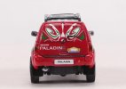 1:64 Scale Red Dakar Rally Diecast Nissan Paladin Model