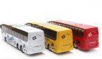 1:32 Scale Pull-back Function White / Red Kids Tour Bus Toy