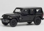 1:64 Scale Black Diecast Jeep Wrangler Sahara Toy