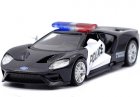 Police 1:36 Scale Black Kids Diecast 2017 Ford GT Car Toy