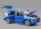 Black / White / Blue 1:30 Kids Diecast 2019 Subaru Forester Toy