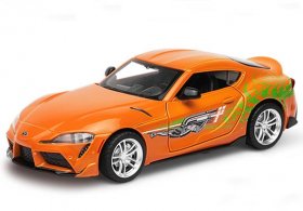 Orange Kids 1:31 Scale Diecast Toyota Supra Car Toy