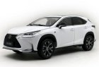 1:18 Scale Silver / Blue / White Diecast Lexus NX200t Model