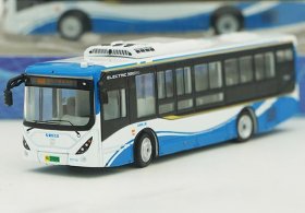 1:120 Scale NO.986 White Diecast Sunwin 8 Series City Bus Model